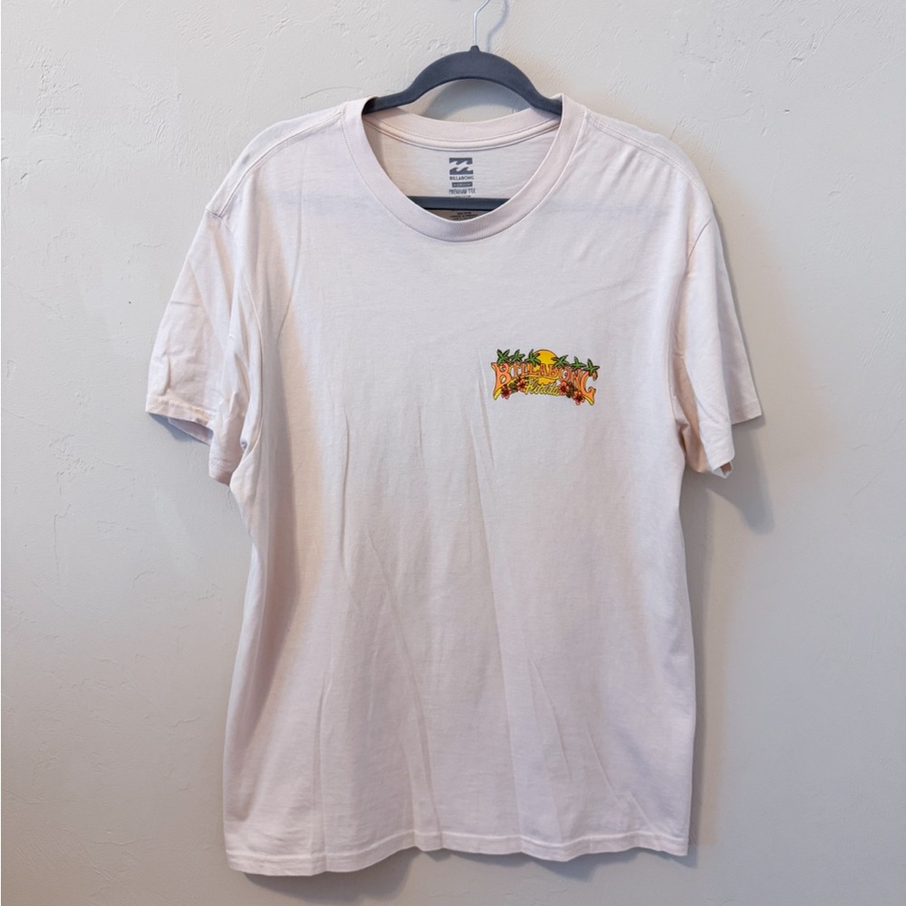 Men's White Billabong Florida Graphic T-Shirt (M)